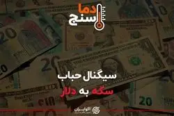 سیگنال حباب سکه به دلار