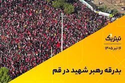 بدرقه رهبر شهید در قم