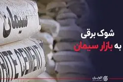 شوک برقی به بازار سیمان