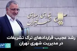 چقدر قرارداد ترک تشریفات در مدیریت شهری تهران داریم؟ 