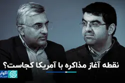 نقطه آغاز مذاکره با آمریکا کجاست؟