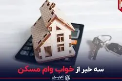سه خبر از خواب وام مسکن