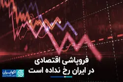 فروپاشی اقتصادی در ایران رخ نداده است