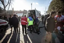 شهادت 4 پلیس در حادثه انفجار گلزار شهدای کرمان 