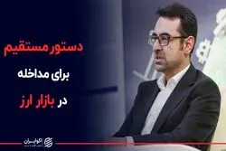  دستور مستقیم برای مداخله در بازار ارز