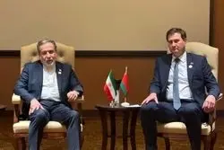 دیدار عراقچی با وزیر خارجه بلاروس در حاشیه اجلاس عدم تعهد