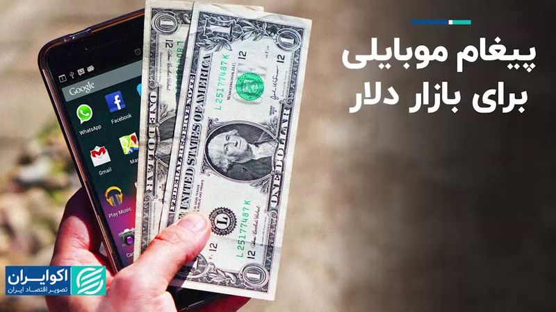 پیغام موبایلی برای بازار دلار