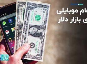 پیغام موبایلی برای بازار دلار