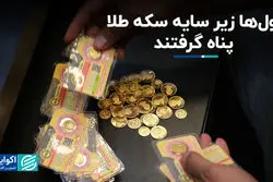 پول‌ها زیر سایه سکه طلا پناه گرفتند