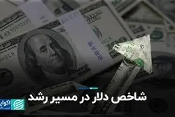شاخص دلار در مسیر رشد   