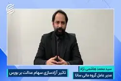 تاثیر آزادسازی سهام عدالت و گزارش های ماهانه بر بورس
