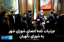 جزییات نامه اعضای شورای شهر به شورای نگهبان 