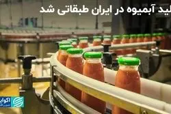 تولید آبمیوه در ایران، چه زمانی طبقاتی شد؟