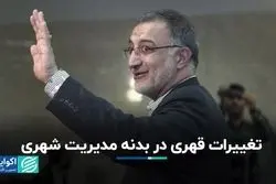 تغییرات قهری در بدنه مدیریت شهری