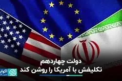 دولت باید تصمیم اساسی در رابطه با امریکا بگیرد