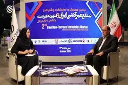 مصاحبه با دکتر سعدعبدی مدیر برنامه ریزی و نظارت شرکت ملی صنایع مس ایران در حاشیه همایش صنایع غیرآهنی