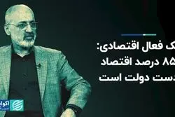 یک فعال اقتصادی: 85 درصد اقتصاد دست دولت است
