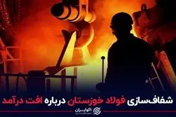 شفاف‌سازی فولاد خوزستان درباره افت درآمد