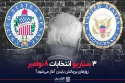 3 سناریو انتخابات 8 نوامبر