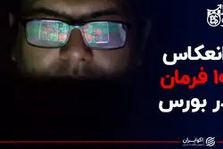 انعکاس ده فرمان در بورس