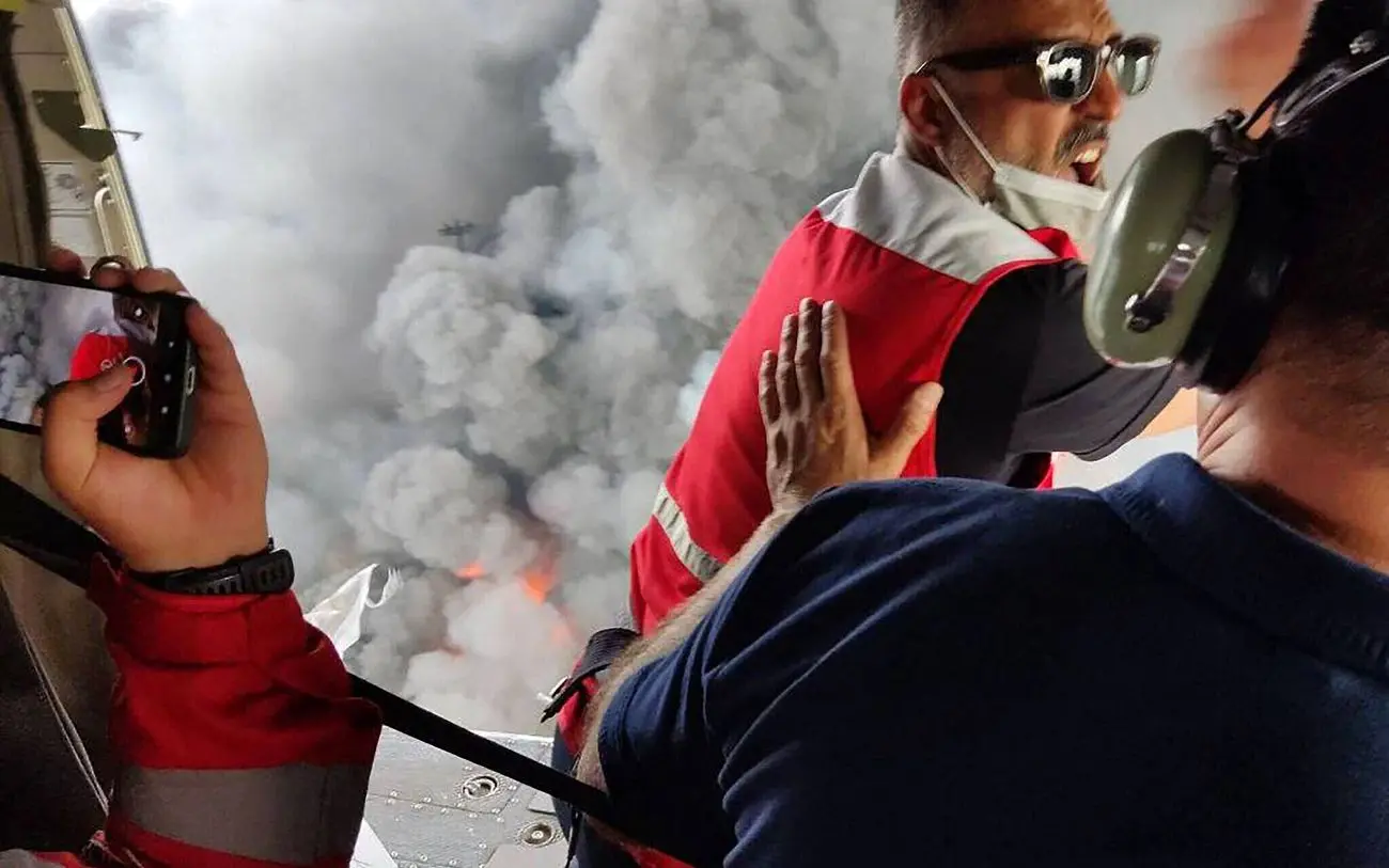 ورود 3 هواپیمای روسی به بندرعباس برای اطفاء آتش