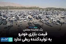 قیمت بازاری خودرو ربطی به تولیدکننده ندارد