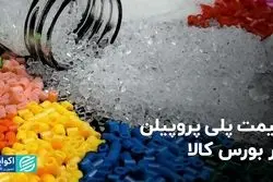 قیمت پلی پروپیلن در بورس کالا