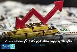  دلار، طلا و تورم؛ معادله‌ای که دیگر ساده نیست