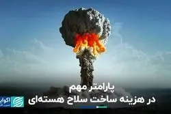 ساخت سلاح هسته‌ای گام اول در مسیر هسته‌ای شدن است