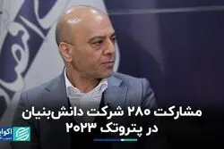مشارکت 280 شرکت دانش‌بنیان در پتروتک 2023