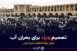 تصمیم ویژه برای بحران آب | پادکست برنامه صبحگاهی مرور روزنامه‌های صبح امروز، ۲۹ آبان ۱۴۰۰