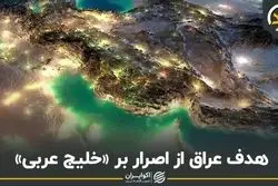 هدف عراق از اصرار بر «خلیج عربی»