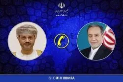 رایزنی وزیران خارجه ایران  و عمان در ارتباط با آخرین وضعیت مذاکرات تهران ـ واشنگتن 
