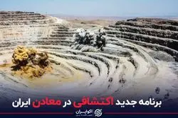 برنامه جدید اکتشافی در معادن ایران