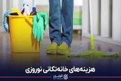 هزینه‌های خانه‌تکانی نوروزی