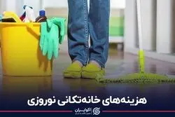 هزینه‌های خانه‌تکانی نوروزی