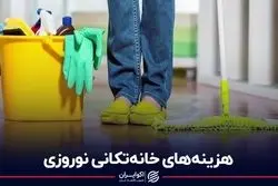 هزینه‌های خانه‌تکانی نوروزی