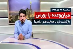 بازگشت بازار با حمایت های دفعی ؟