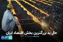 حال بد بزرگترین بخش اقتصاد ایران