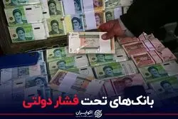 بانک های تحت فشار دولتی