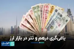 سرکشی درهم و تتر در بازار ارز 