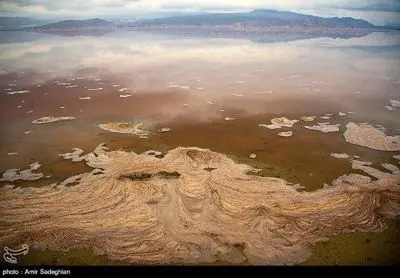 بازگشت زندگی به دریاچه مهارلو پس از بارش‌های پاییزی + تصاویر