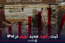 ثبت رکورد جدید تورم در 1401