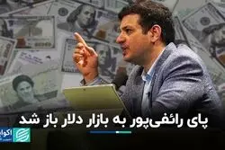 پای رائفی‌پور به بازار دلار باز شد