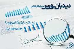 نرخ دلار در ارزش گذاری بورس در حال حاضر چه عددیست؟