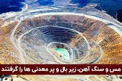 مس و سنگ آهن، زیر بال و پر معدنی ها را گرفتند