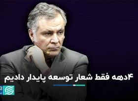 محمد فاضلی: 4 دهه فقط شعار توسعه پایدار دادیم