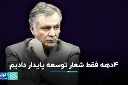 محمد فاضلی: 4 دهه فقط شعار توسعه پایدار دادیم