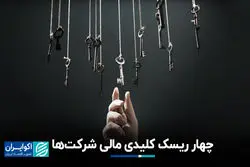 چهار ریسک کلیدی مالی شرکت‌ها