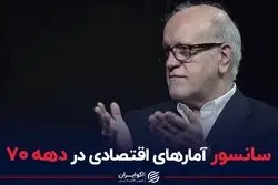 سانسور آمارهای اقتصادی در دهه 70